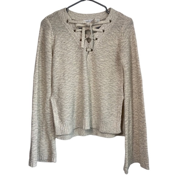 Cupcakes and Cashmere Gray Knitted Pullover Sweater size S - Picture 1 of 6